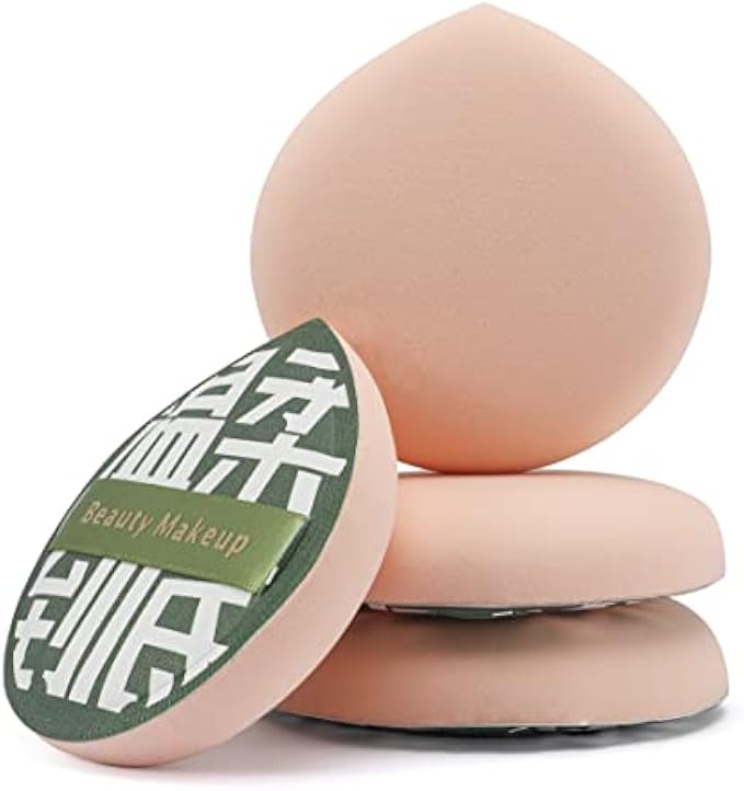 FERYES Large Teardrop Powder Puff for Powder Foundation & Concealer, Makeup Setting - Makeup Puff for Loose Powder, Cosmetics, 1 PCS