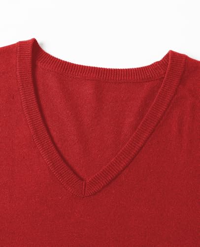 Image of QUALFORT Women's Sweaters Long Sleeve Soft Lightweight Basic Knitted Pullover Sweater
