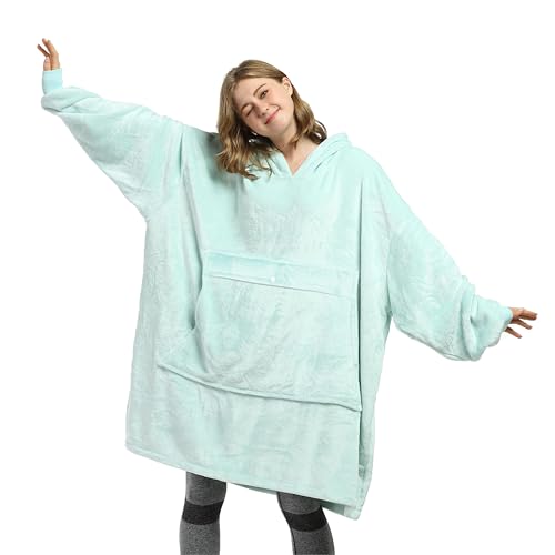 Catalonia Oversized Microfiber Fleece Wearable Blanket Hoodie