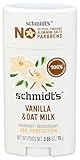 SCHMIDTS DEODORANT Vanilla & Oat Milk Sensitive Deodorant, 2.65 OZ