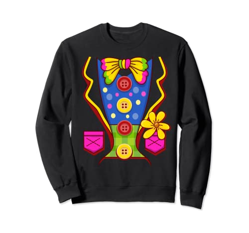 Costume da clown circo Felpa