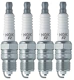 NGK V-Power Set of 4 Spark Plugs Nickel Gap 0.035