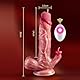 Jpscor Realistischer Dildo Vibrator mit Stoßfunktion, Heizung Zunge lecken Penis Vibratoren mit 8 Vibrationsmodi & Stoß-Modi Diloschwanz für die Frau, Analdildo mit Saugnapf Sexspielzeug