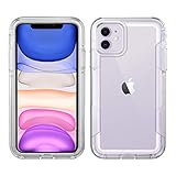 Pelican iPhone 11 Case, Voyager Series – Military Grade Drop Tested – TPU, Polycarbonate Protective Case for Apple iPhone 11 (Clear)