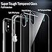 ESR Mimic Tempered Glass Case for iPhone Xs Max, 9H Tempered Glass Back Cover [Mimics The Glass Back of iPhone] + Soft Silicone Bumper [Shock Absorption] for iPhone 6.5 inch(Clear)