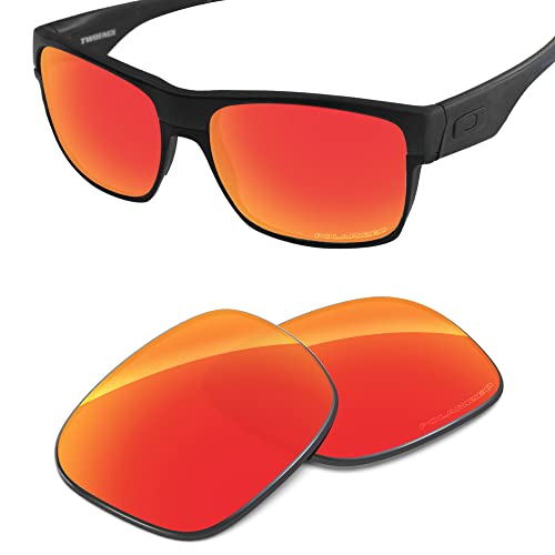 Image of Performance Lenses Compatible with Oakley TwoFace OO9189 | TwoFace Asain Fit(AF) OO9256 Polarized Etched