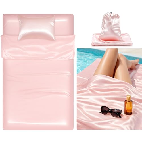 Sac de couchage autobronzant polyester frais avec taie oreiller drap lit camping