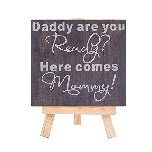 Mini cavalete de madeira da Nuobesty, pequeno cavalete de madeira, triângulo, triângulo, exibição de