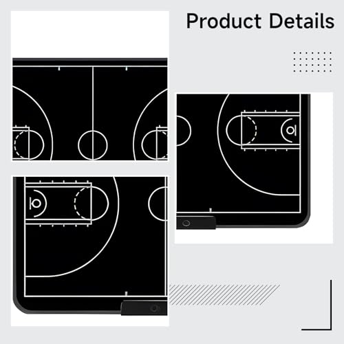 Tableau tactique électronique basket-ball LCD double face effaçable sans feutre - 2