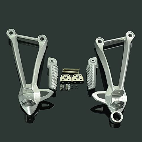 Support Pédales et Repose-Pieds Moto avec Grip Antidérapant pour Kawasaki ZX6R et ZX10R