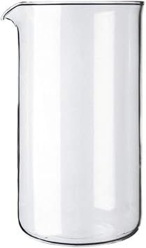 Bodum 1508 Replacement Glass, 8 Cups, 1.0 L, 34 oz, Diameter 9.6 cm, H 18 cm