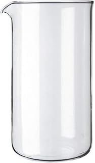 Bodum Ersatzglas zu Kaffeebereiter 8 Tassen, 1.0 L, Durchmesser 9.6 cm