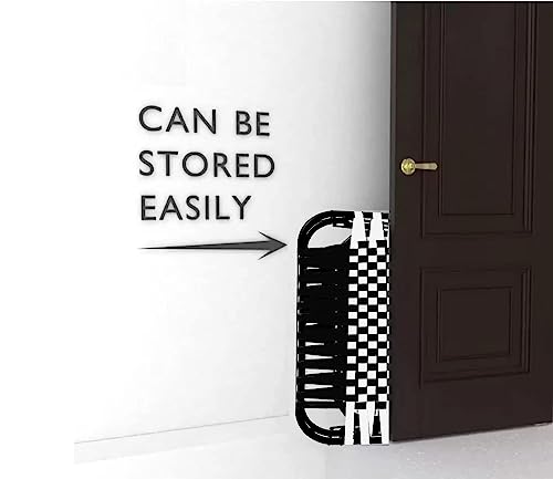 Image of Portable Single Painted Bed | 72x36 Inches | 1 Year Warranty | Synthetic Stripe | Strong Iron Steel Metal Frame Pipe | Easily Storable (Classic, Black)