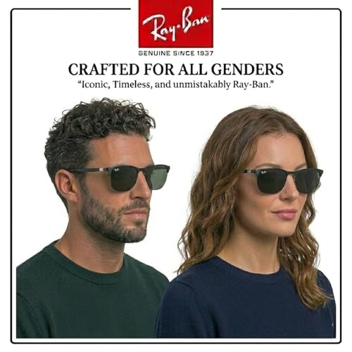 Image of Ray-Ban RB3686 Square Shaped Sunglasses for Men & Women with Official RAYBAN Eyewear Kit