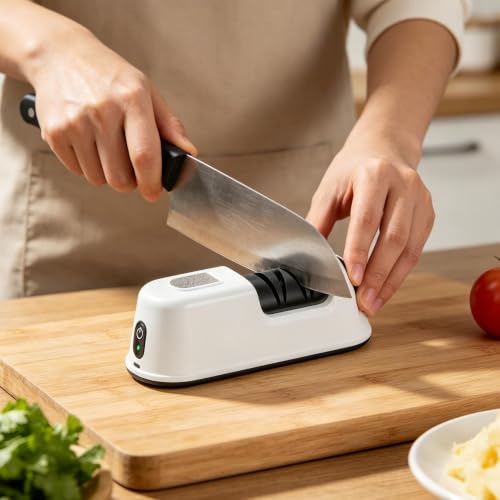 Aiguiseur de précision électrique rechargeable pour lame émoussée denté