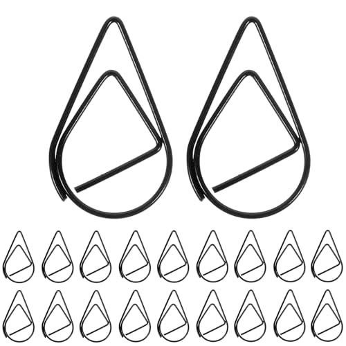 NULYLU 100�� ���^ �u���b�N���y�[�p�[�N���b�v �ȕʐj�u�b�N�}�[�N ���@�\�I�t�B�X���[��p�����^�N���b�v