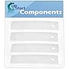 4 Pack WE1M504 Dryer Front Drum Slide Replacement for Ge Gtup270em1ww, Ge Dbxr463ed1ww, Ge Dbxr463ed2ww, Ge Dcvh515ef0ww, Ge Dcvh680ej1ww, Ge Gtup270em4ww, Ge Gtdp490ed2ws, Ge Dbvh512ef0ww