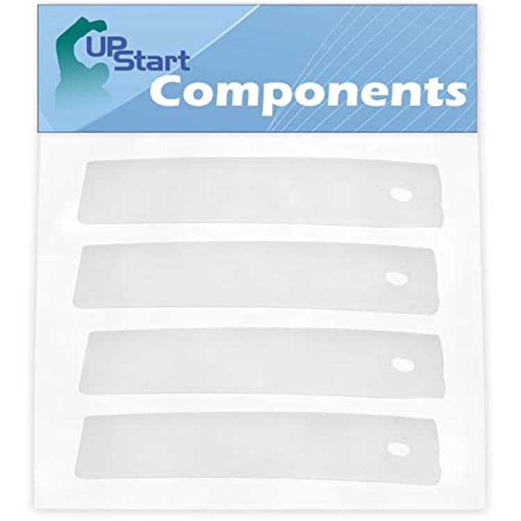 4 Pack WE1M504 Dryer Front Drum Slide Replacement for Ge Gtup270em1ww, Ge Dbxr463ed1ww, Ge Dbxr463ed2ww, Ge Dcvh515ef0ww, Ge Dcvh680ej1ww, Ge Gtup270em4ww, Ge Gtdp490ed2ws, Ge Dbvh512ef0ww