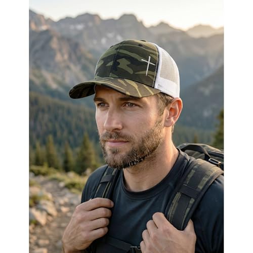 Image of Christian Hats for Men Women,Jesus Cross Hat Christian Religious Gifts for Birthday /Christmas