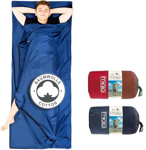 Httenschlafsack Ultraleicht Mikrofaser Mit Kopfkissenfach - Sommer  Sleeping Bag Liner Reisedecke