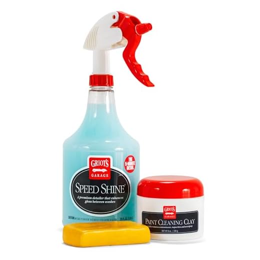 Griot's Garage Paint Cleaning Clay Kit for Car Detailing, Removes Dirt and Grime to Prep Paint for Polishing and Waxing, 11145