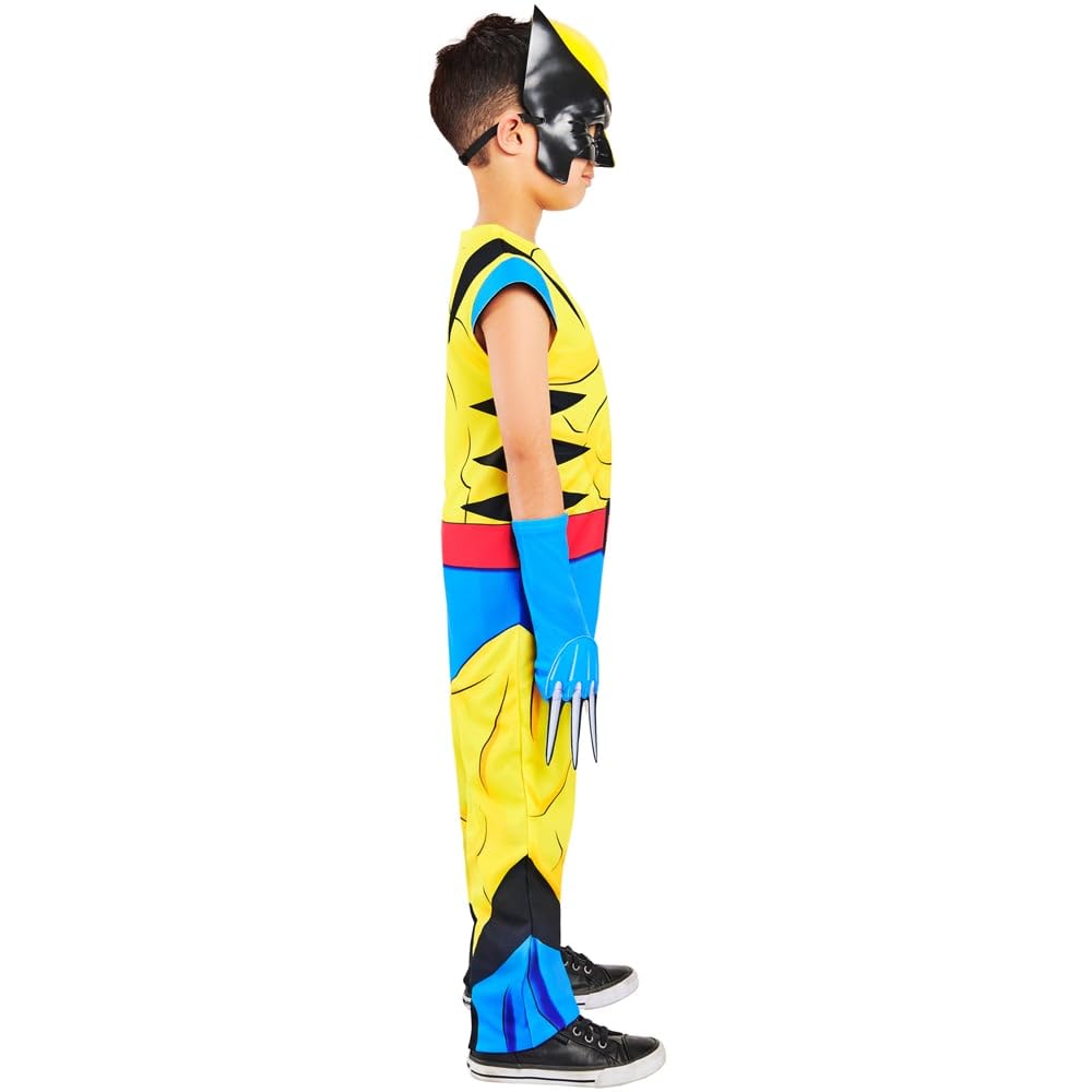 Rubies Costume ufficiale Marvel Wolverine per bambini, taglia 9-10