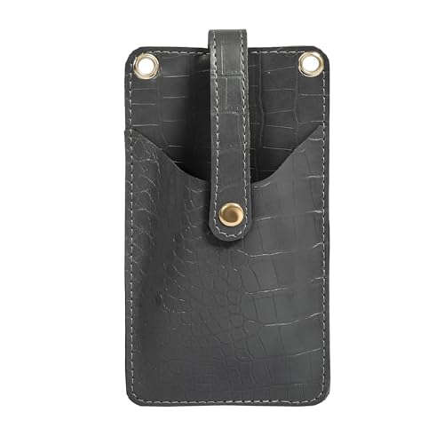 Image of Bagsy Malone Women's Small Cross-Body Phone Bag Stylish Vegan Leather Mobile Cell Phone Holder Pocket Purse Wallet Sling Bag Mini Shoulder Bags