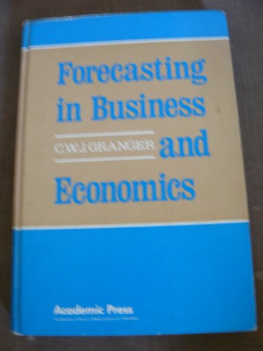 Forecasting in business and economics 0122951808 Book Cover