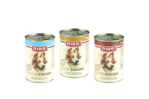 DIBO - EXKLUSIV KÄNGURU, 400g-Dose aus reinem Muskelfleisch – Single Protein, DIBO-Qualität