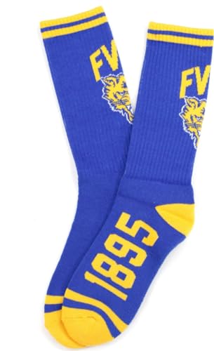 Big Boy Fort Valley State Wildcats S5 Mens Athletic Socks [Royal Blue] - ID#64297