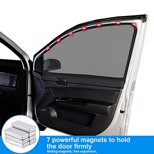 5 Packs Car Window Sun Shades Magnetic Privacy Curtains For Car Window Screens Camping Window Covers Block Light For Uv Protection Breastfeeding Taking A Nap Changing Clothes Camping #TOP2