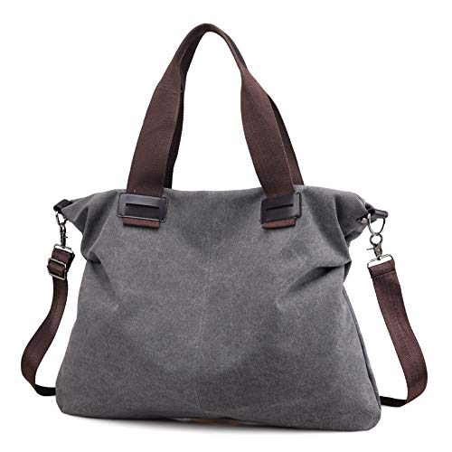 MANYIP Bolsos de Mujer Bolso Bandolera Lienzo Bolso Hombro Mujer Bolso Bandolera Bolso Totalizador,Bolsas de asa superior con Cover