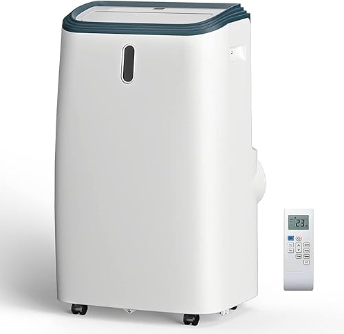 Miniatura 8 de Aire acondicionado portátil de 12000 BTU para habitación 4 en 1, aire acondicionado portátil de hasta 400 pies cuadrados, unidad de CA portátil 53 dB