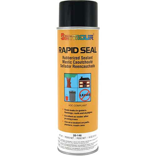 Rapid Seal 18 Oz. Black 12 Cans/Case