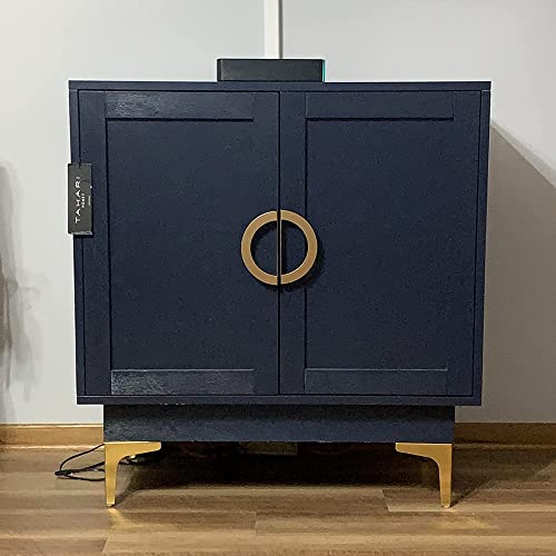 WANLIAN 4Inch Gold Furniture Legs, Metal Furniture Legs for Cabinet Sofa TV Stand Bookcase 4Pcs (Gold 4in)