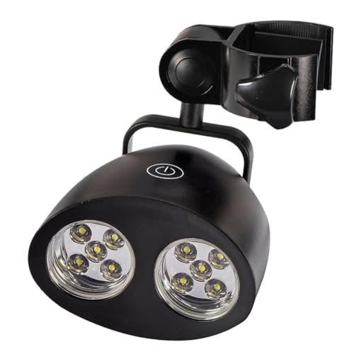 DECOMELODY LED Outdoor Camping Tent Light Rotatable BBQ Lamp for Garden for Fishing Riding and Outdoor Activities Not Battery Operated Unique Retro Style