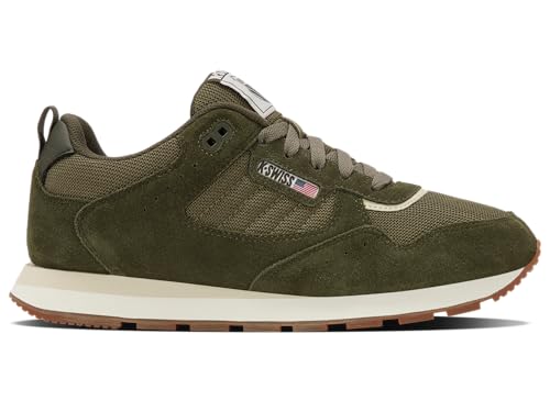 Corre con comodidad y estilo en tus K-Swiss Vista Runner. Su piel suave y forro textil te ofrecen un ajuste perfecto. La suela de goma garantiza agarre y durabilidad para todas tus rutas.