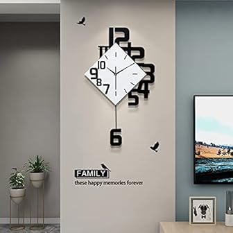 Square Pendulum Wall Clocks