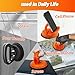ZEHXI Dent Puller, 3 Pack Dent Remover Tool for Car,Suction Cup Car Dent Puller Kit with Handle,Dent Repair Kit for Cars Body, Glass, Screen (Black+Orange)