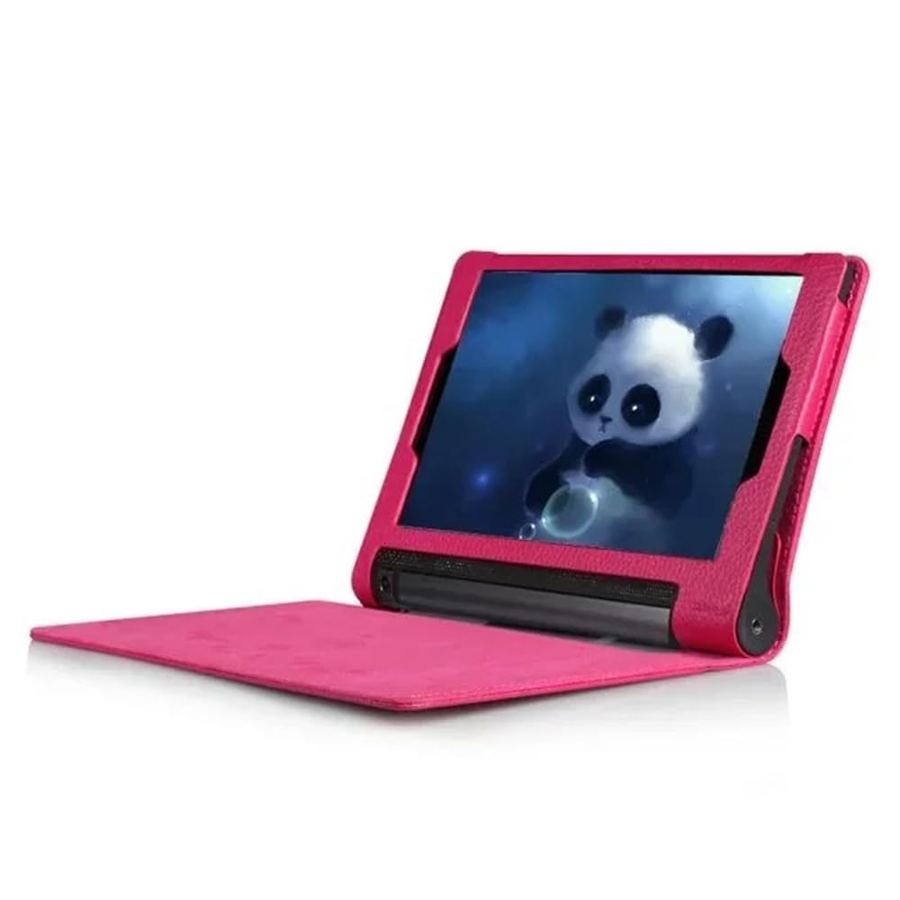 Compatibile Per Lenovo Yoga Tab 3 Pro 10.1 YT3-X90F X90L Tab3 Plus YT-X703F X703L Tablet Custodia protettiva in pelle Cover con Funzione di Supporto, Protezione in PU Pelle (Nero)