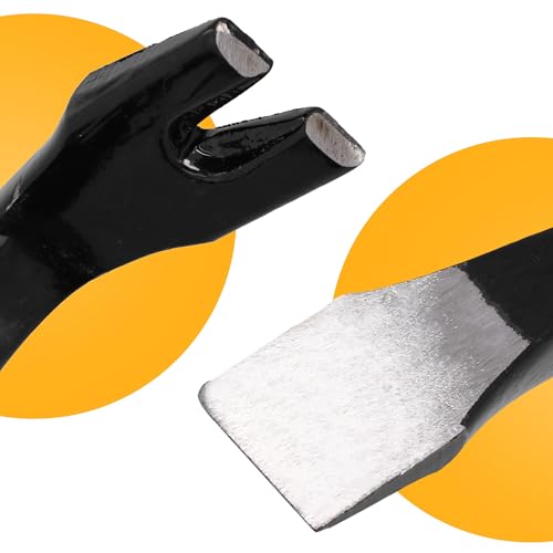 Łom Budowlany 80 cm Wyciągania Gwoździ Brecha Breszka Wyciągacz Stalowy Łyżka Łapka z Pazurem Dźwignia Podważania Podnoszenia Drążek Wytrzymały Długi Poręczny