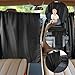 Car Privacy Divider Curtain Sunshade，Front and Rear Seat Partition Shade