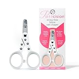 Necoichi Purrcision Feline Nail Clipper | Lever Principle Cat Nail Clipper | Butter-Smooth Cuts | Made in Japan, Seki Swordsmith Craftsman | Stainless Steel Cat Claw Trimmer for Indoor Cats (White)