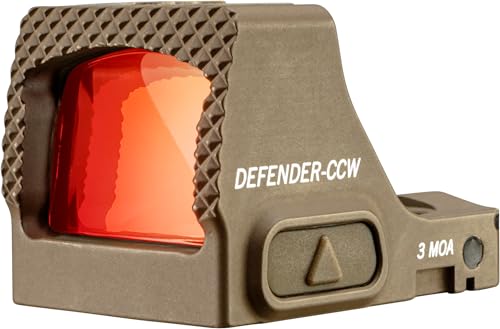 Vortex Optics Defender-CCW Micro Red Dot Sight (3 MOA - Red Dot, Tan)