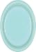 Party Perfect Cool Round Dinner Plates Tableware, Robin's Egg Blue, Plastic , 10", Pack of 20