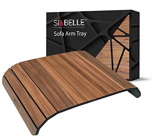 Siabelle® Sofa Arm Tray Table, Flexible Couch Arm Tray, Foldable Cup Holder For Armrest, Portable Couch Table For Drinks, Snacks, Phone, Tv Remote - (17.4” X 12”) #TOP5