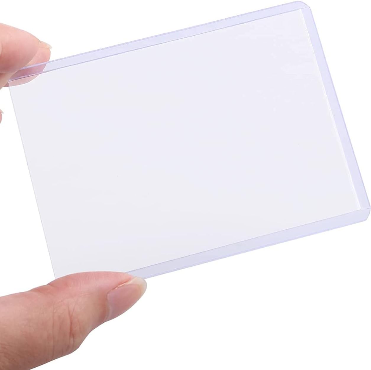 50 Pack Top-Loading Hard Plastic Sleeves,3"x4" Protectors for Trading, Baseball, and Game Cards. Durable Sports Card Holders