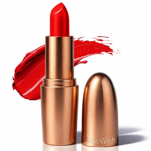 Image of One Wish Creamy Matte Lipstick - Coral Coded Shade 03 | Long Lasting | Full Coverage | High-Pigment | Smooth Finish | Creamy Formula with SPF | Enriched with Vitamin E, Almond Oil & Shea Butter | 3.8g