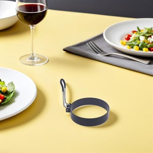 Moldes para huevos fritos de acero inoxidable y anillos redondos para tortitas 6