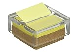 Post-it Pack 12 Blocs Notas Z-Notes Amarillo Recicladas + Dispensador Reciclado